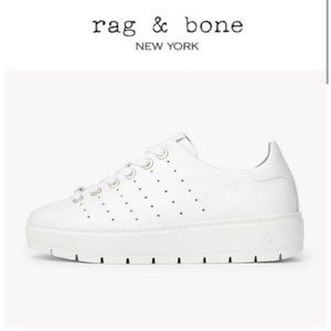 NWT Rag & Bone Linden Leather MSRP $375 Platform Sneaker Size 11